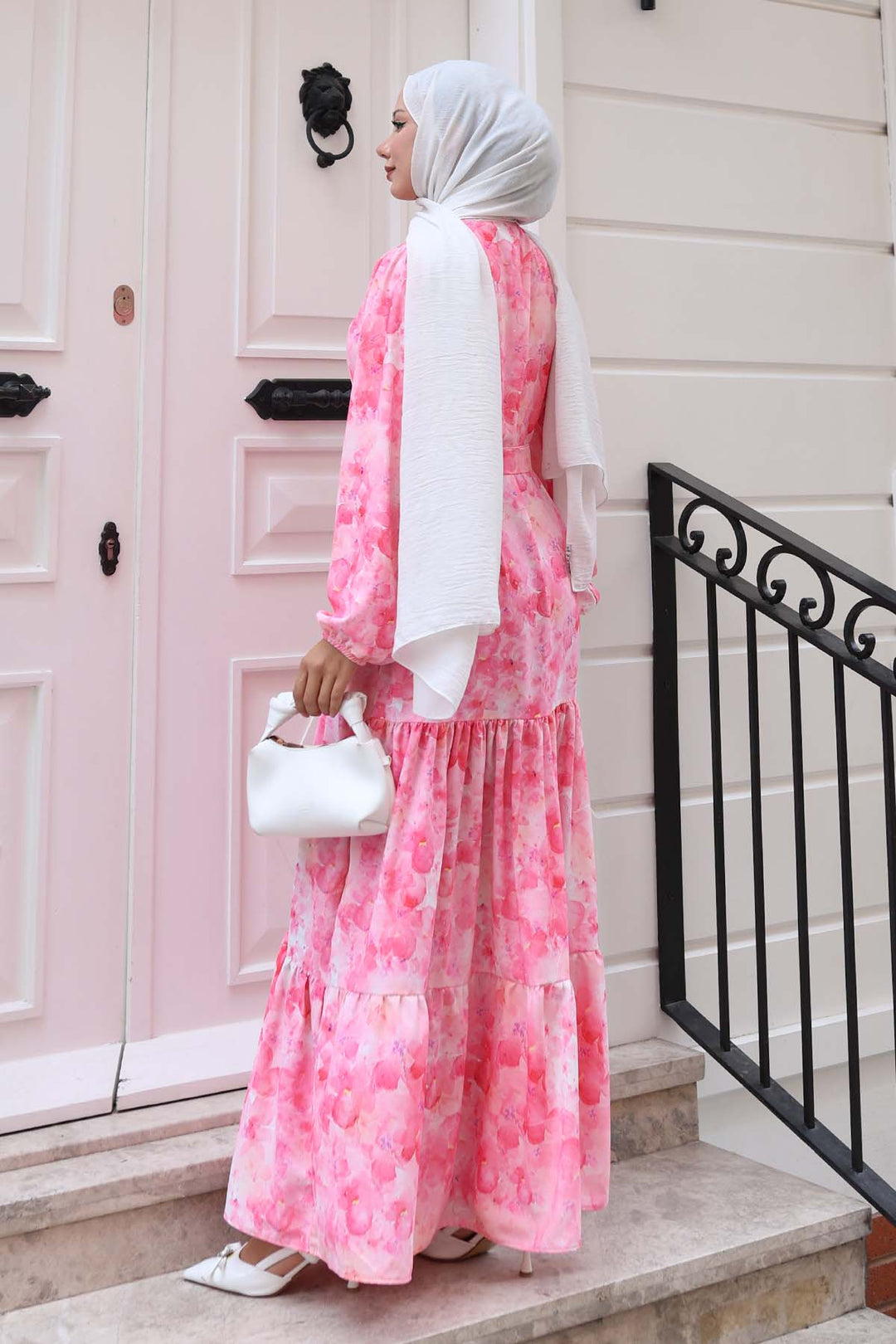 Bigdart Robe longue de hijab à motifs pour femmes 2586 - y.Rose
