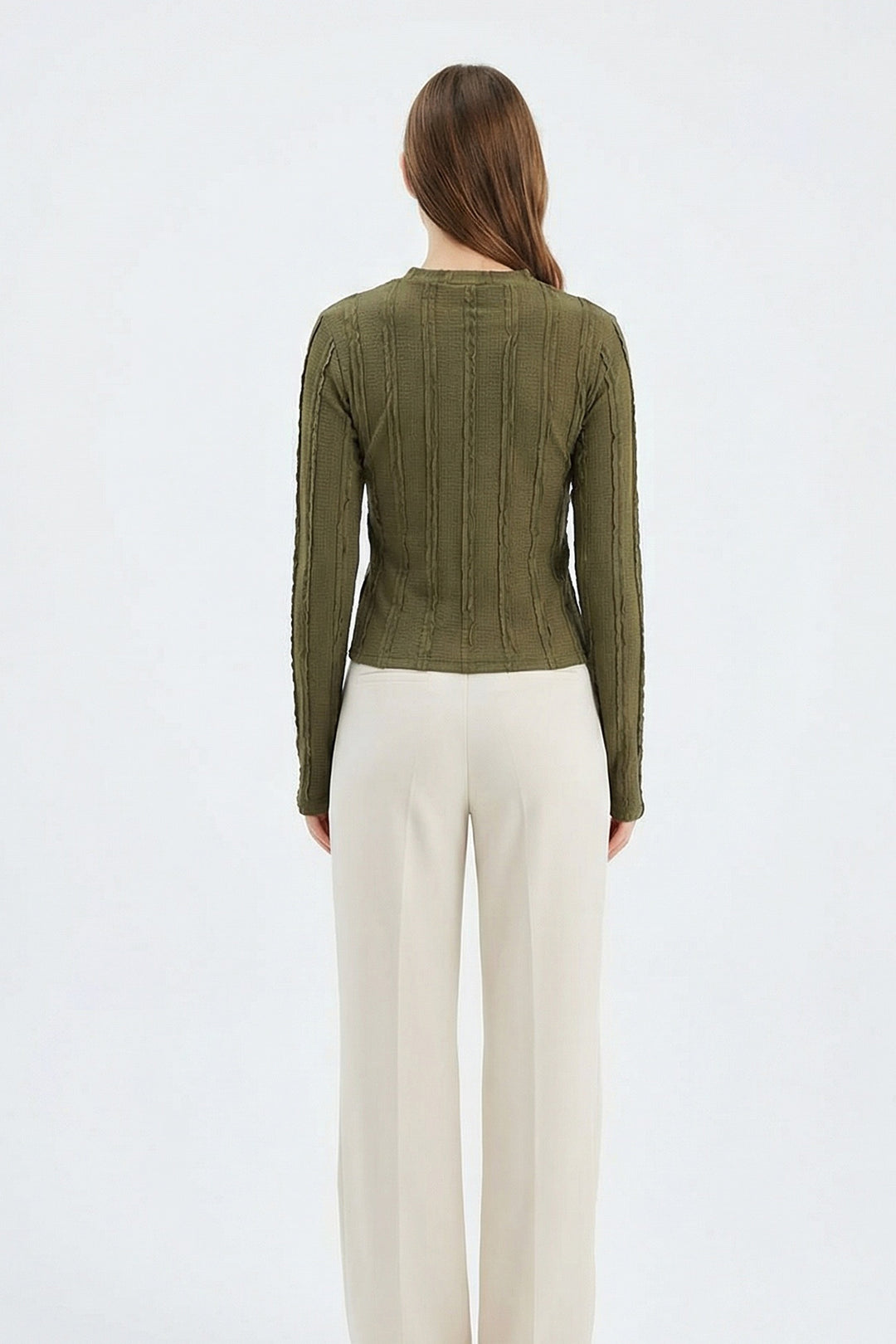 Bigdart Blouse Tricotée Texturée Femme 980 - Kaki