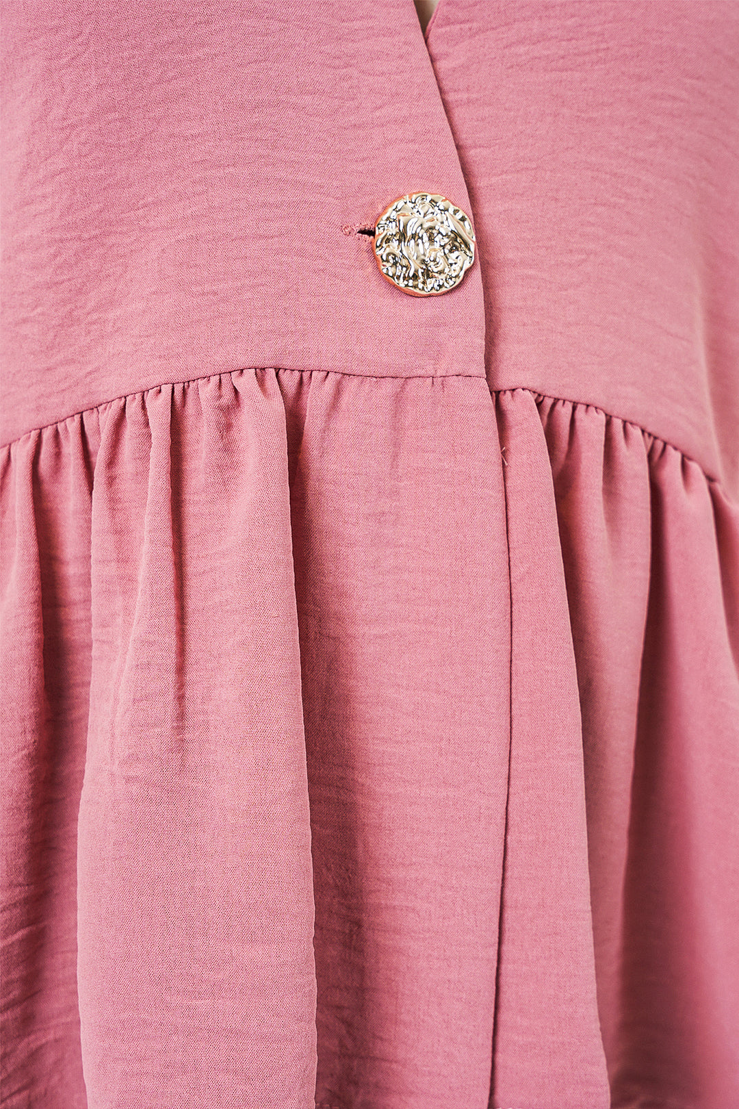 Bigdart Blouse à boutons sans manches 994 - Rose thé