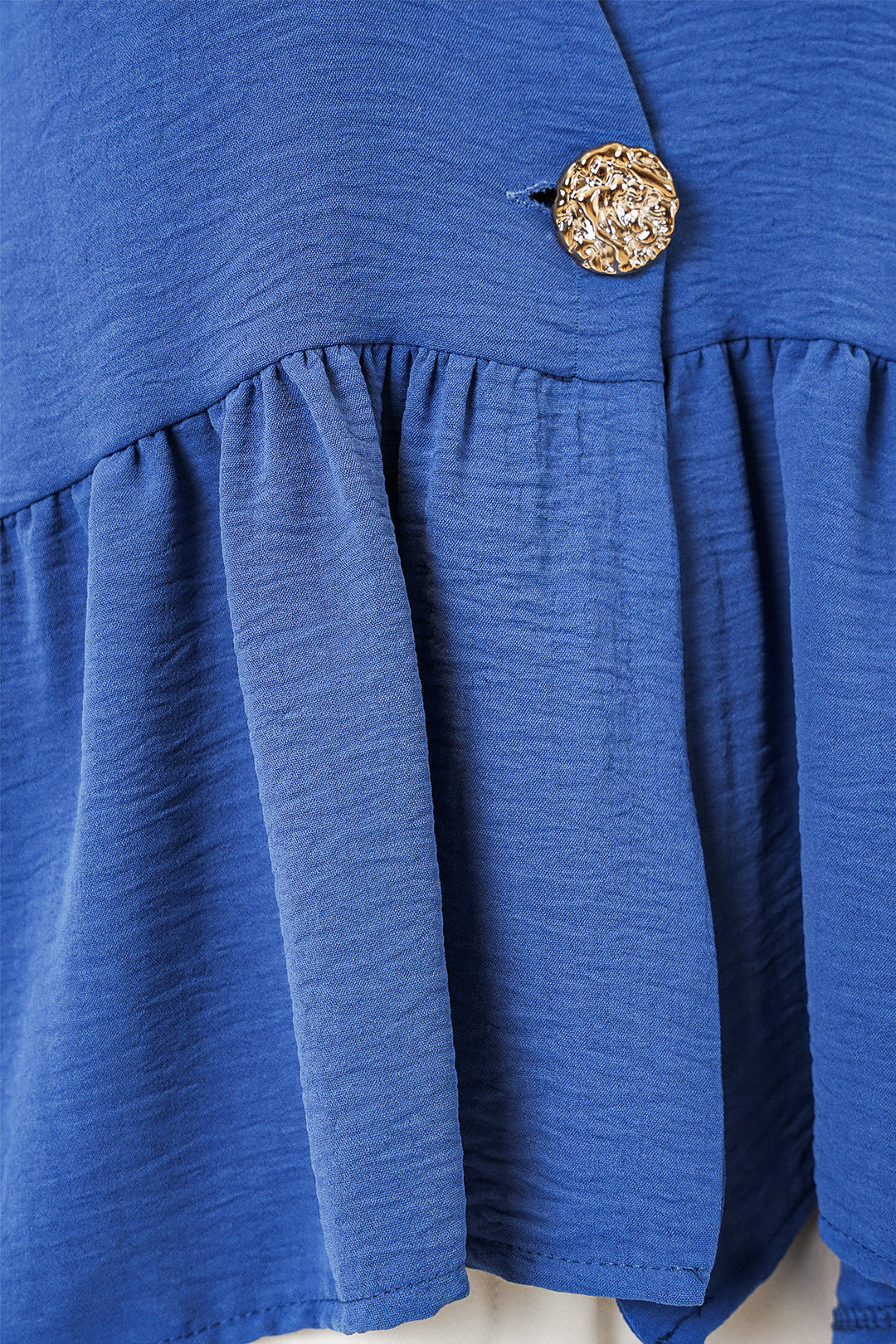 Bigdart Blouse à boutons sans manches 994 - Bleu roi