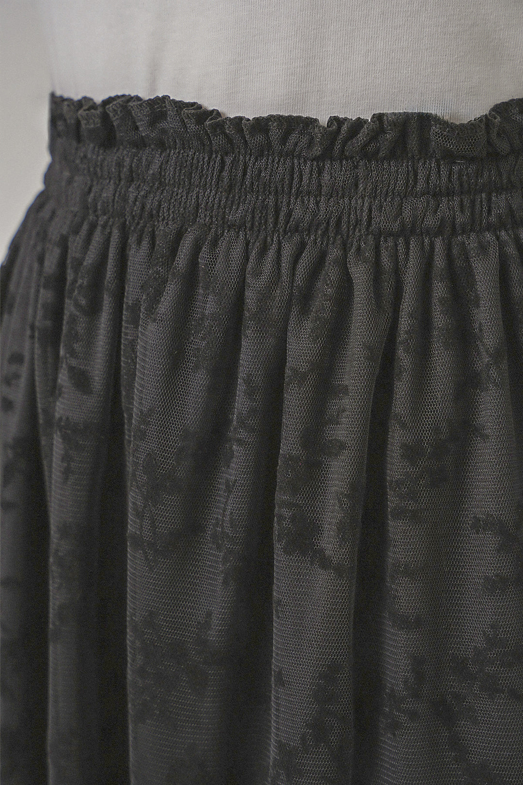 Bigdart Jupe doublée à motifs en velours pour femme 8076 - Noir
