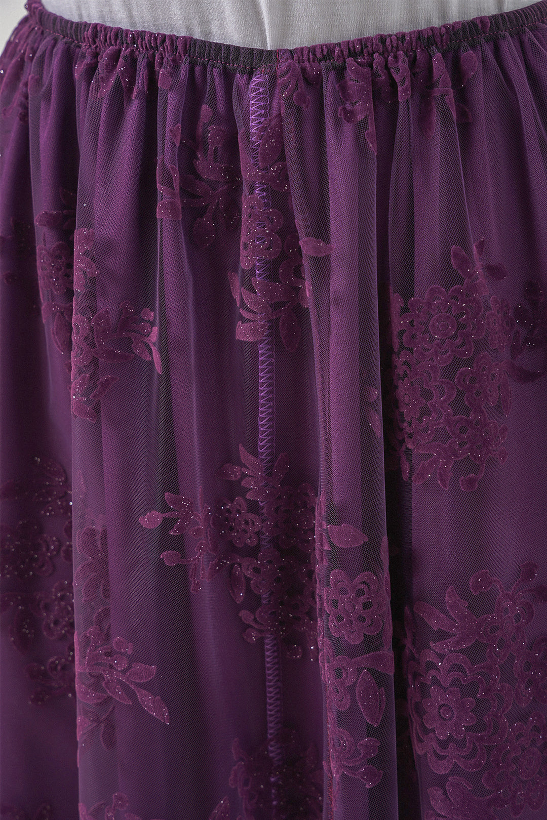 Bigdart Jupe longue en tulle imprimée femme 8070 - Violet
