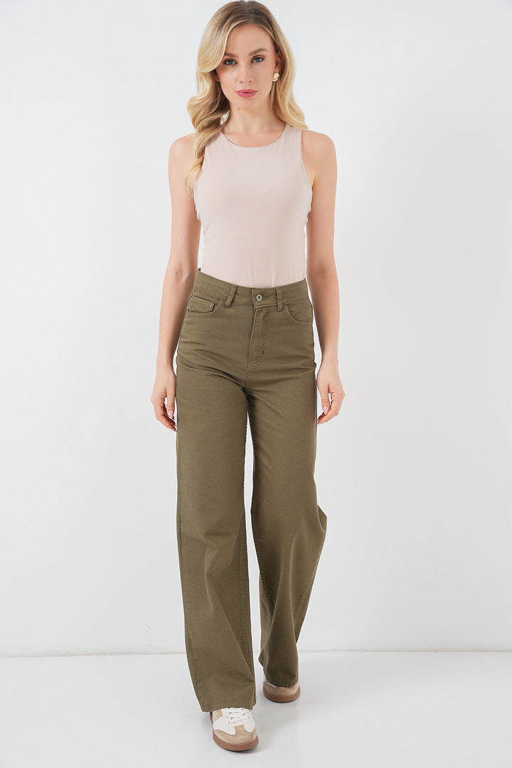 Bigdart Body à col halter et à pressions pour femme 972 - Beige
