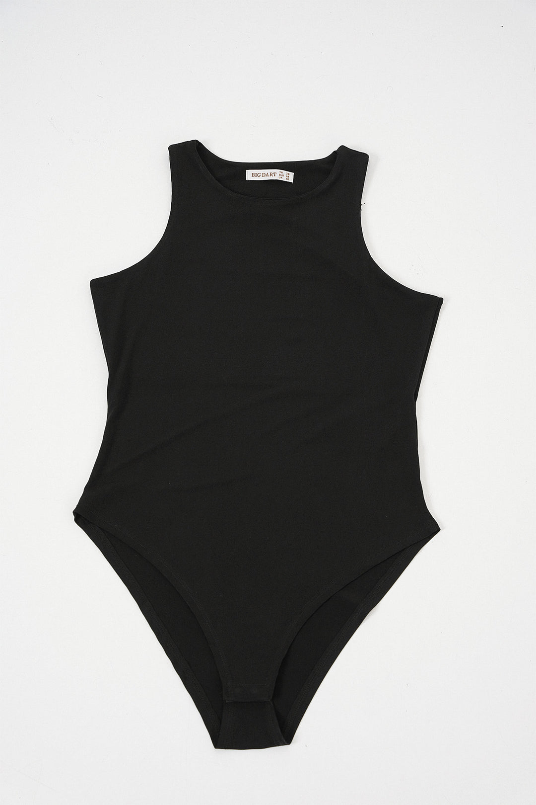 Bigdart Body à col halter et à pressions pour femme 972 - Noir