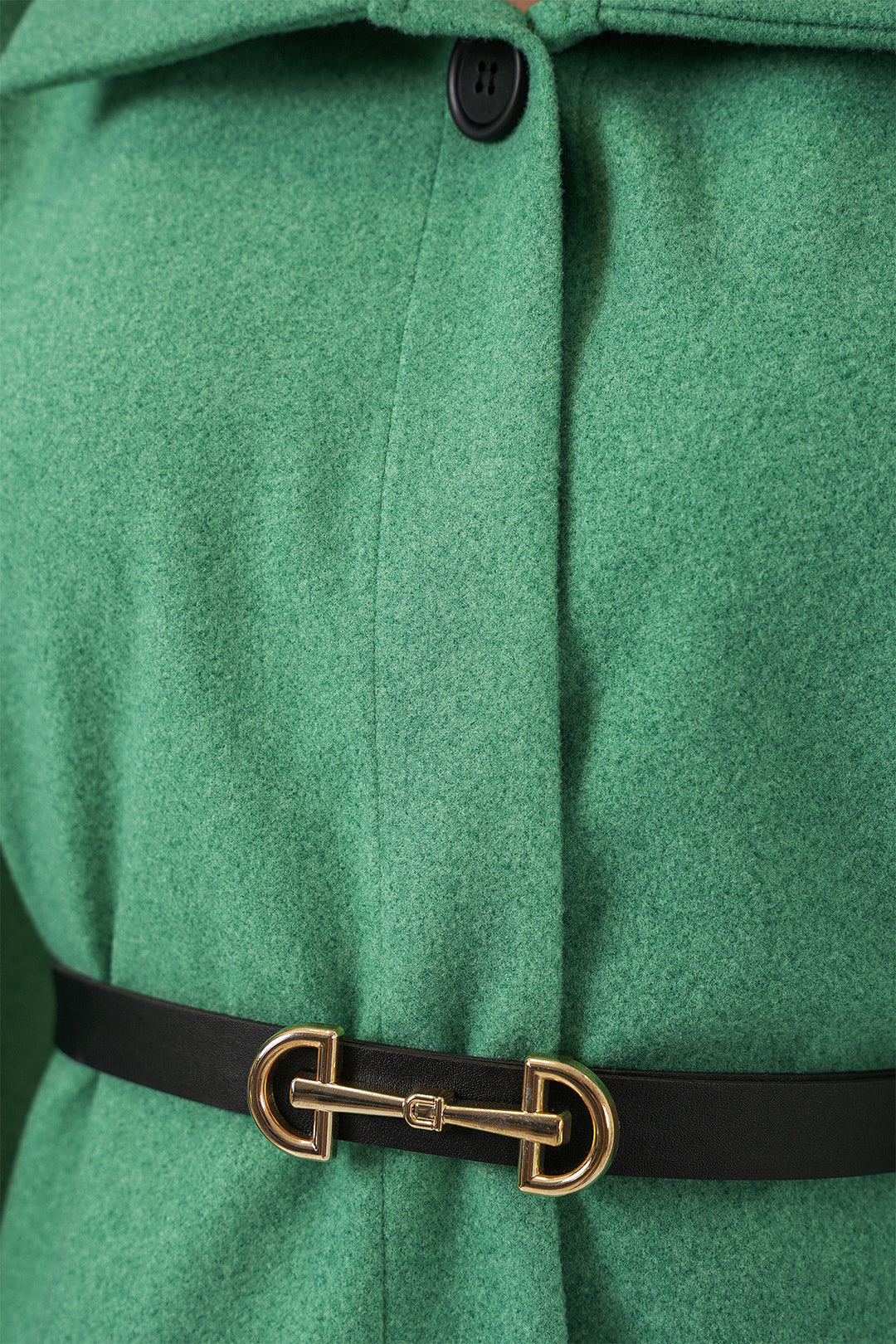 Bigdart Poncho en laine avec ceinture pour femme 9170 - Vert