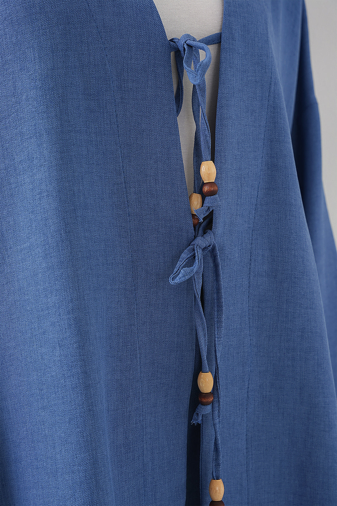 Bigdart Ensemble kimono en lin pour femme 6727 - Indigo