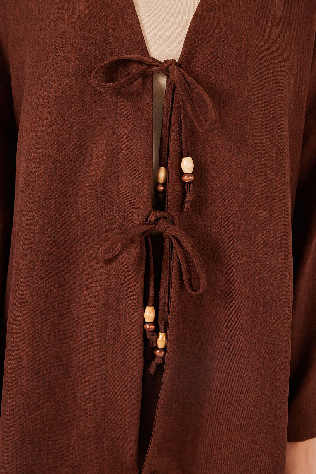 Bigdart Ensemble Kimono en Lin Femme 6727 - Marron
