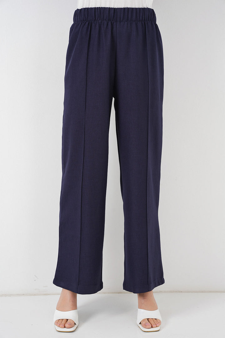 Bigdart Ensemble Kimono en Lin pour Femme 6727 - Bleu marine