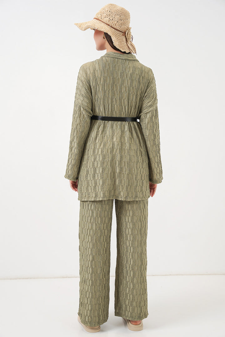 Bigdart Ensemble de pantalon kimono pour femmes 30078 - Vert d'eau