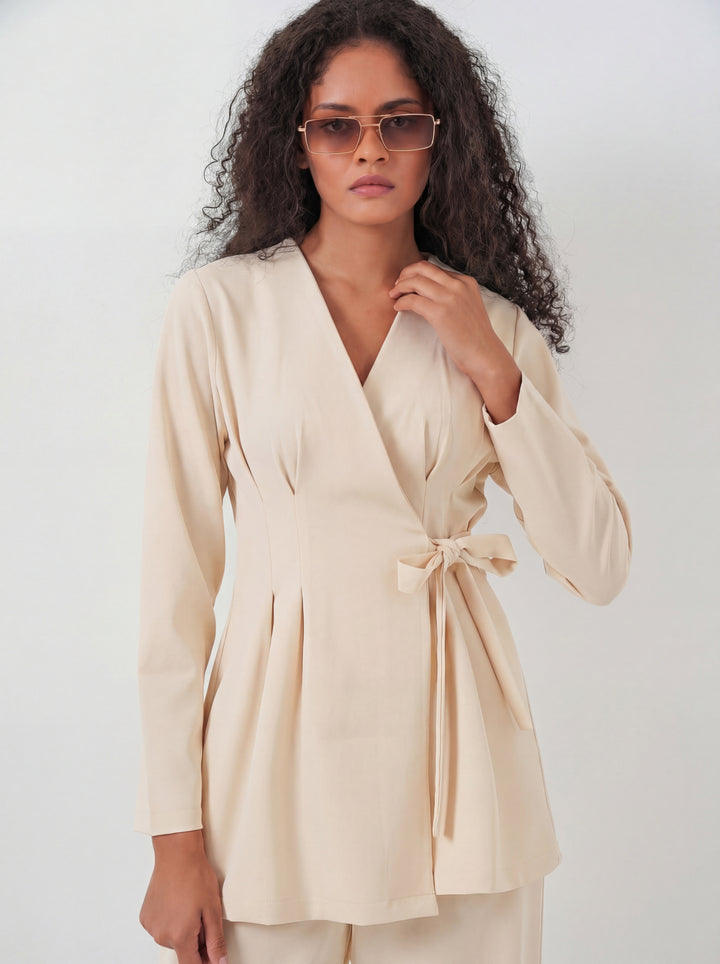 Bigdart Ensemble en tissu kimono pour femme 30054 - Beige