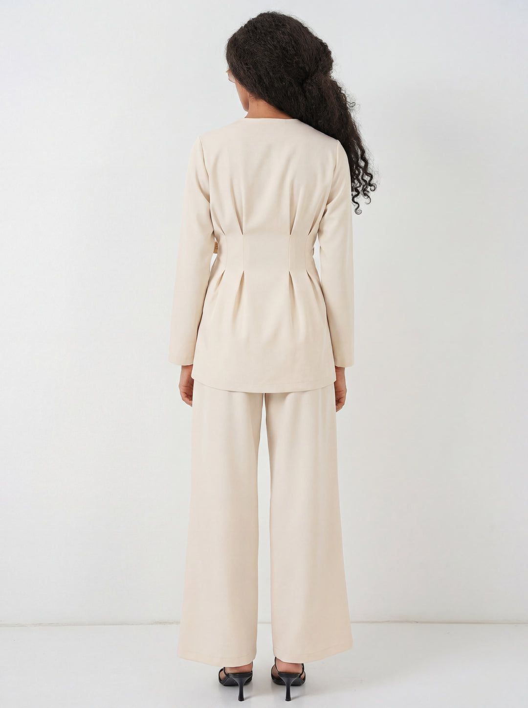 Bigdart Ensemble en tissu kimono pour femme 30054 - Beige