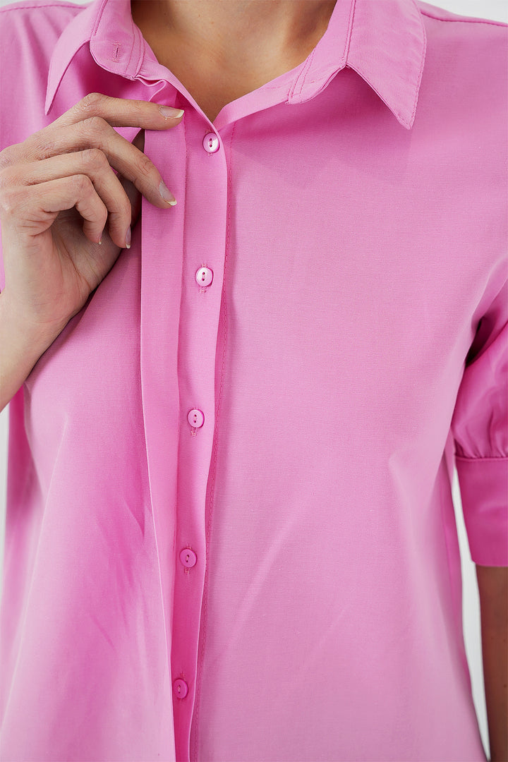 Bigdart Chemise à manches courtes pour femme 20312 - Rose