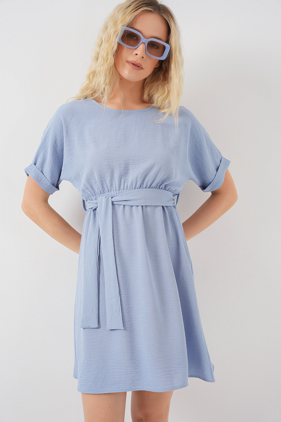 Bigdart Robe Ayrobin Femme à Manches Courtes 2572 - Bleu