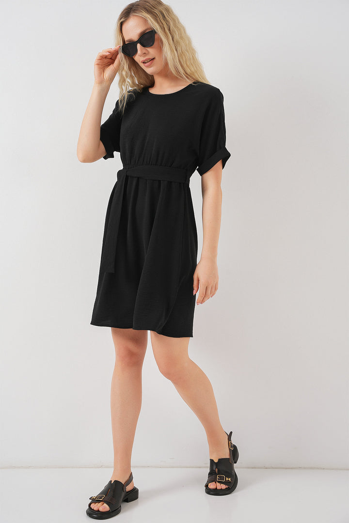 Bigdart Robe Ayrobin Femme à Manches Courtes 2572 - Noir