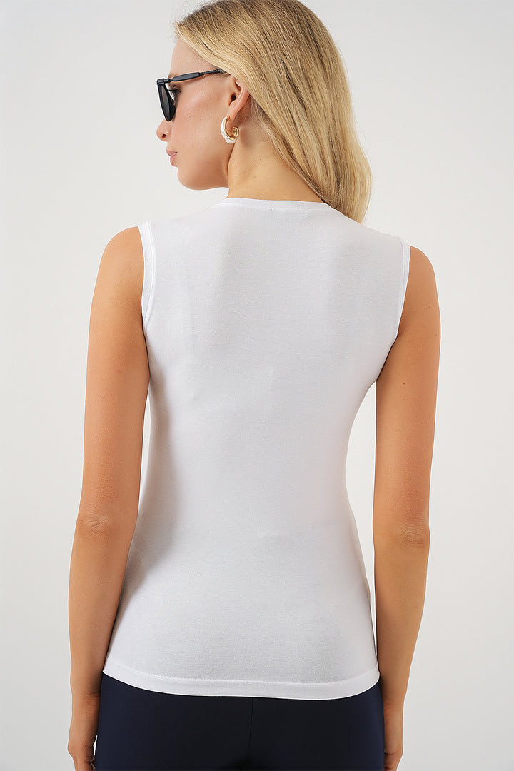 Bigdart Body sans manches femme 4347 - Blanc