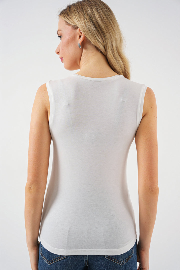 Bigdart Body sans manches femme 4347 - Écru