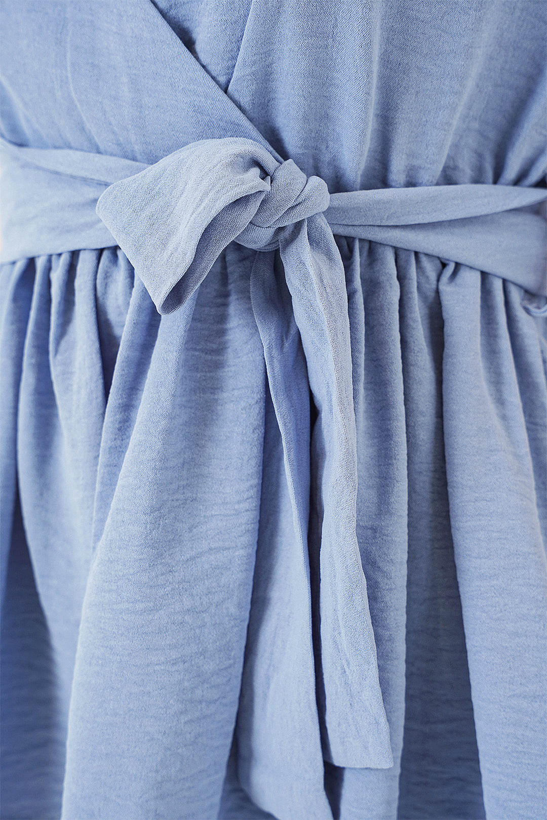 Bigdart Blouse Sans Manches à Col Croisé Femme 966 - Bleu