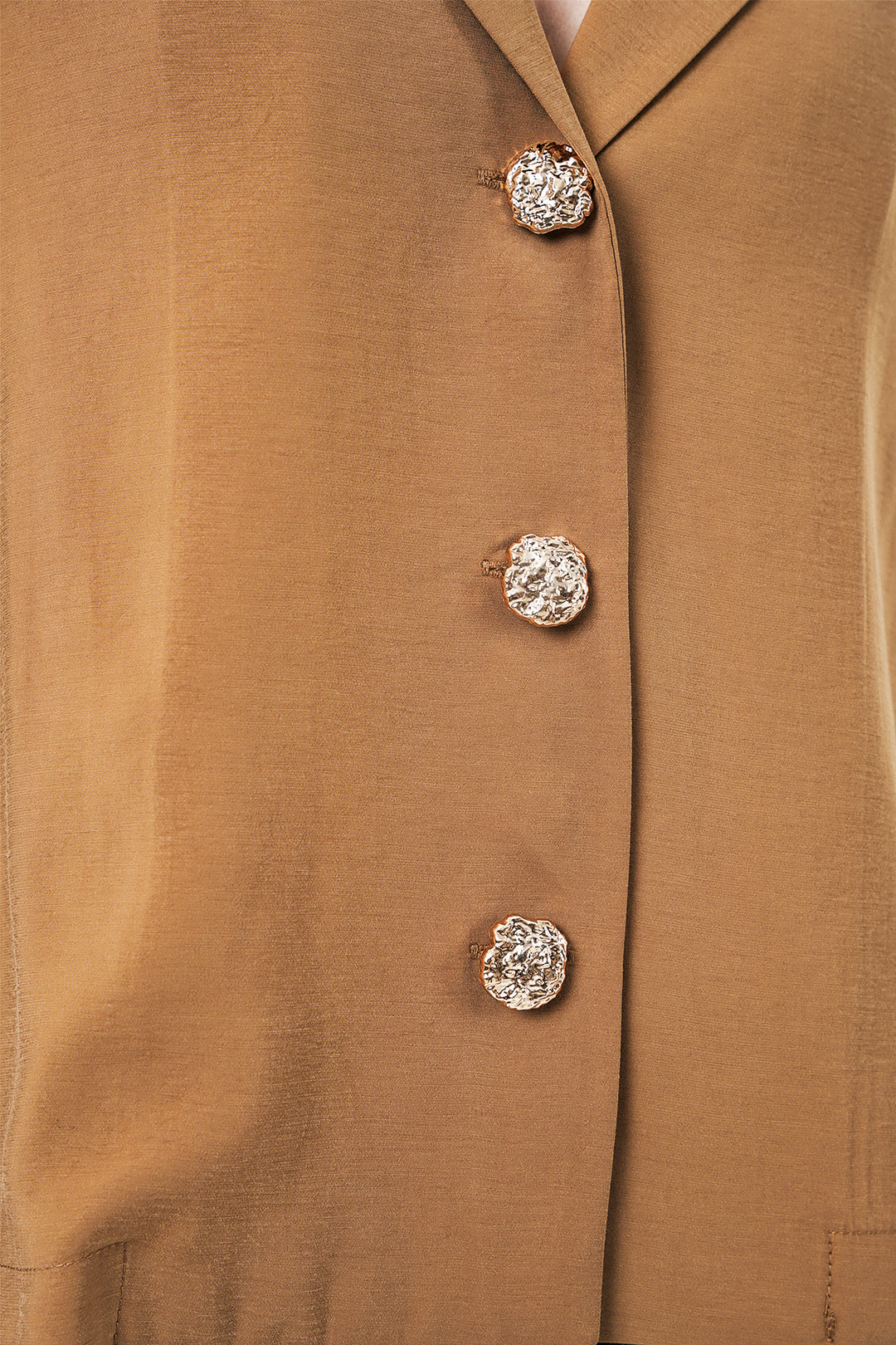 Bigdart Veste oversize à col croisé femme 0747 - Camel