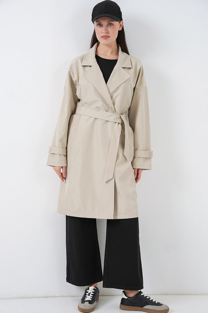 Bigdart Trench-coat croisé pour femmes 5987 - Beige