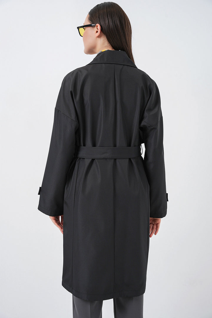 Bigdart Trench-coat croisé pour femmes 5987 - Noir