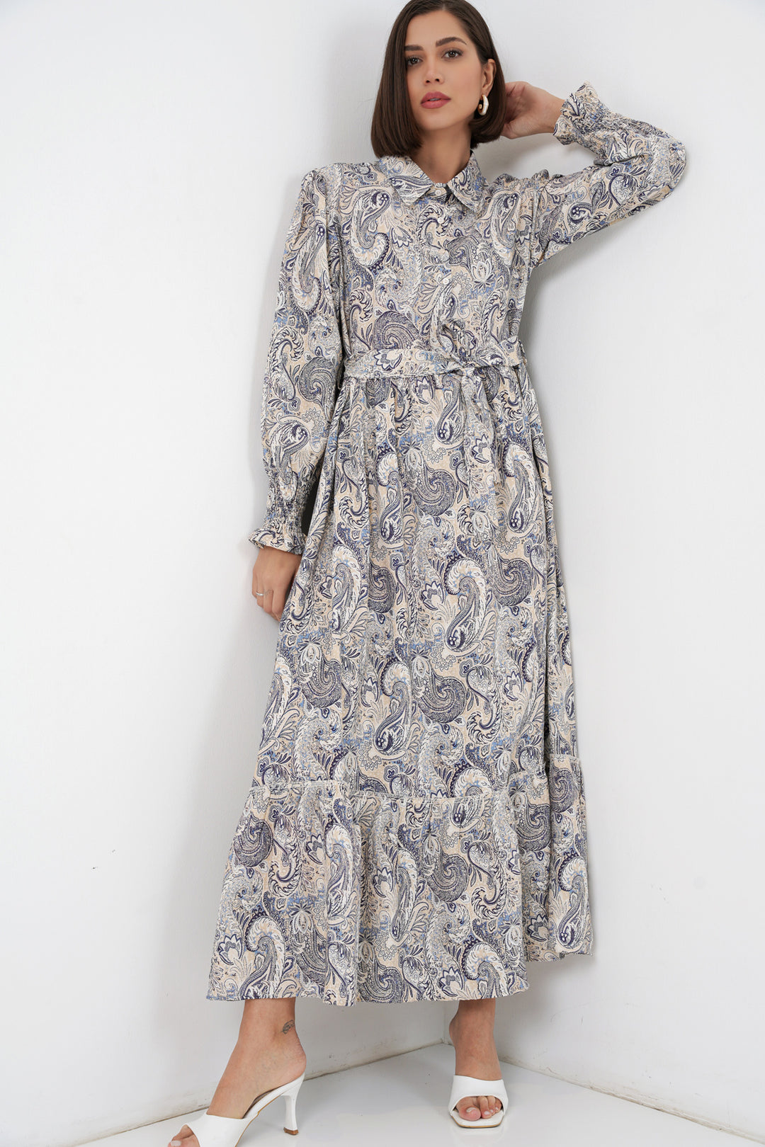 Bigdart Robe modifiée pour femme 2589 - taş