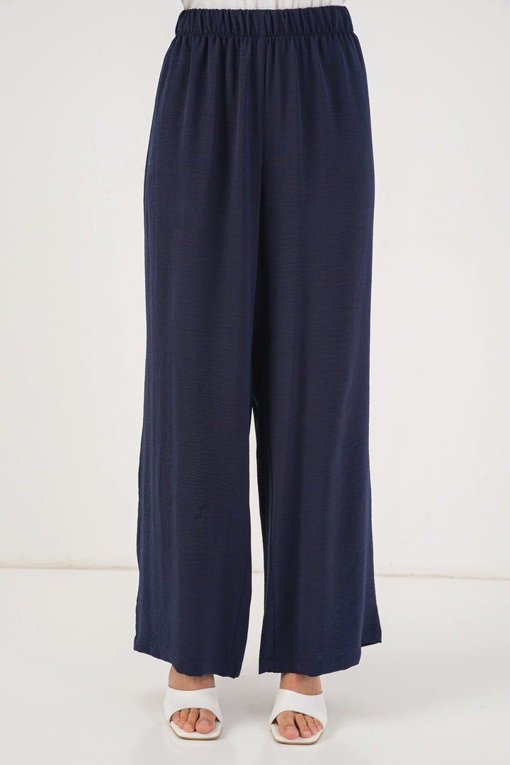 Bigdart Ensemble Tunique Pantalon à Lacets Femme 6744 - Bleu marine