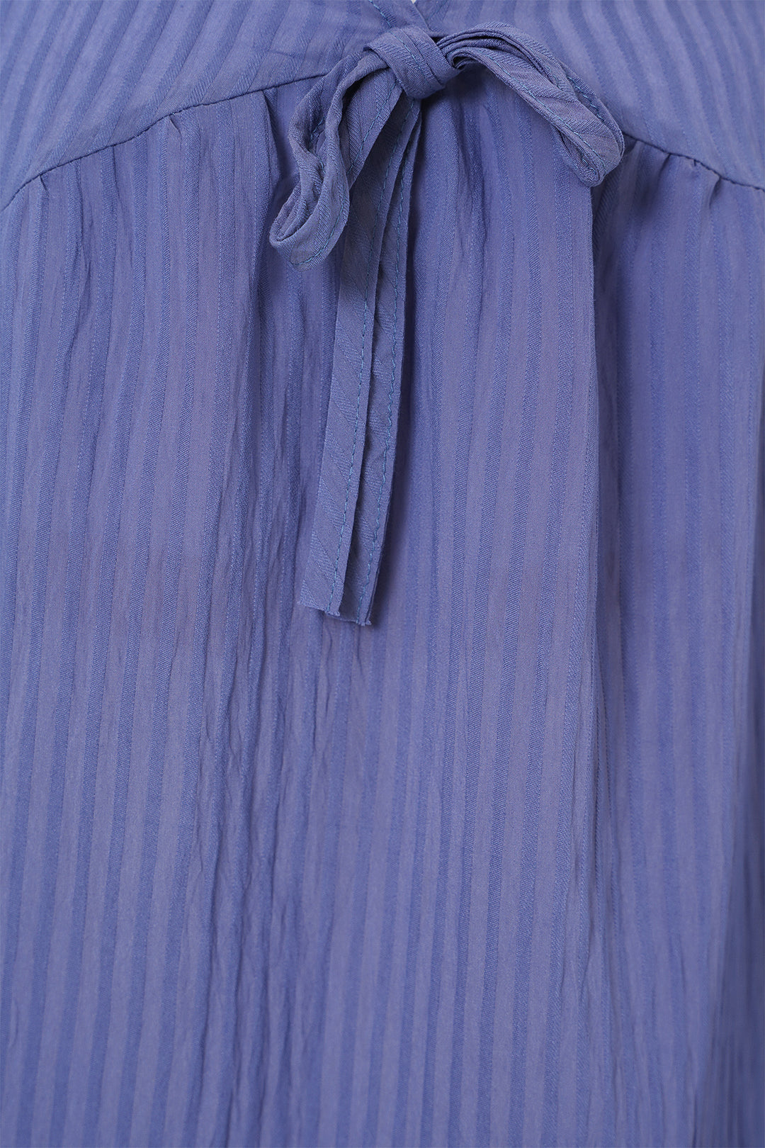 Bigdart Blouse à Manches Longues à Lacets pour Femme 946 - Indigo