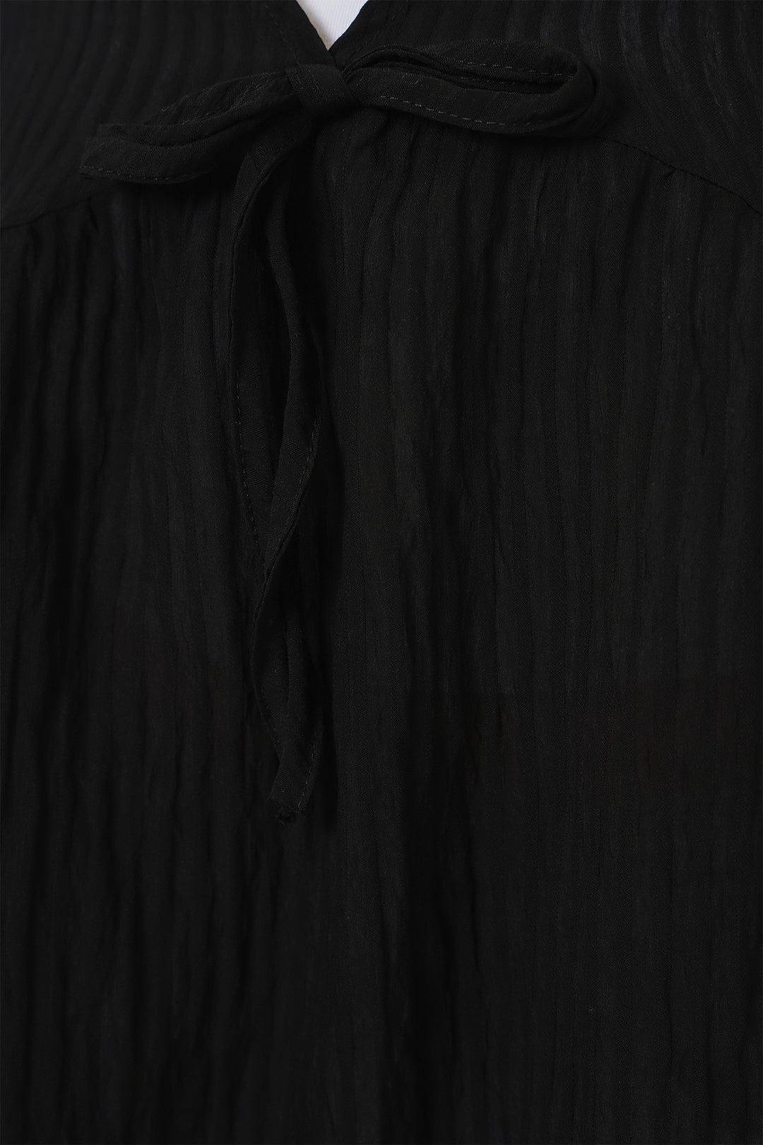 Bigdart Blouse à manches longues à lacets pour femme 946 - Noir