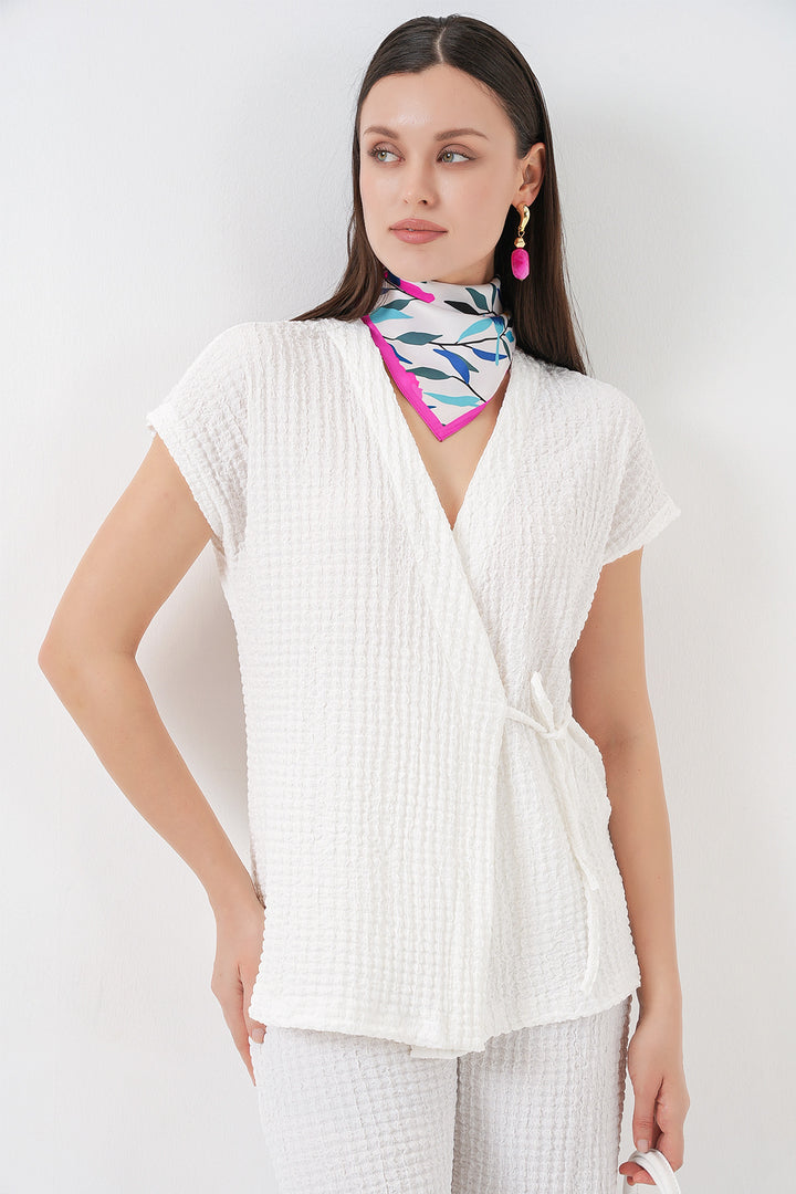 Bigdart Ensemble tricot femme 30064 - Blanc