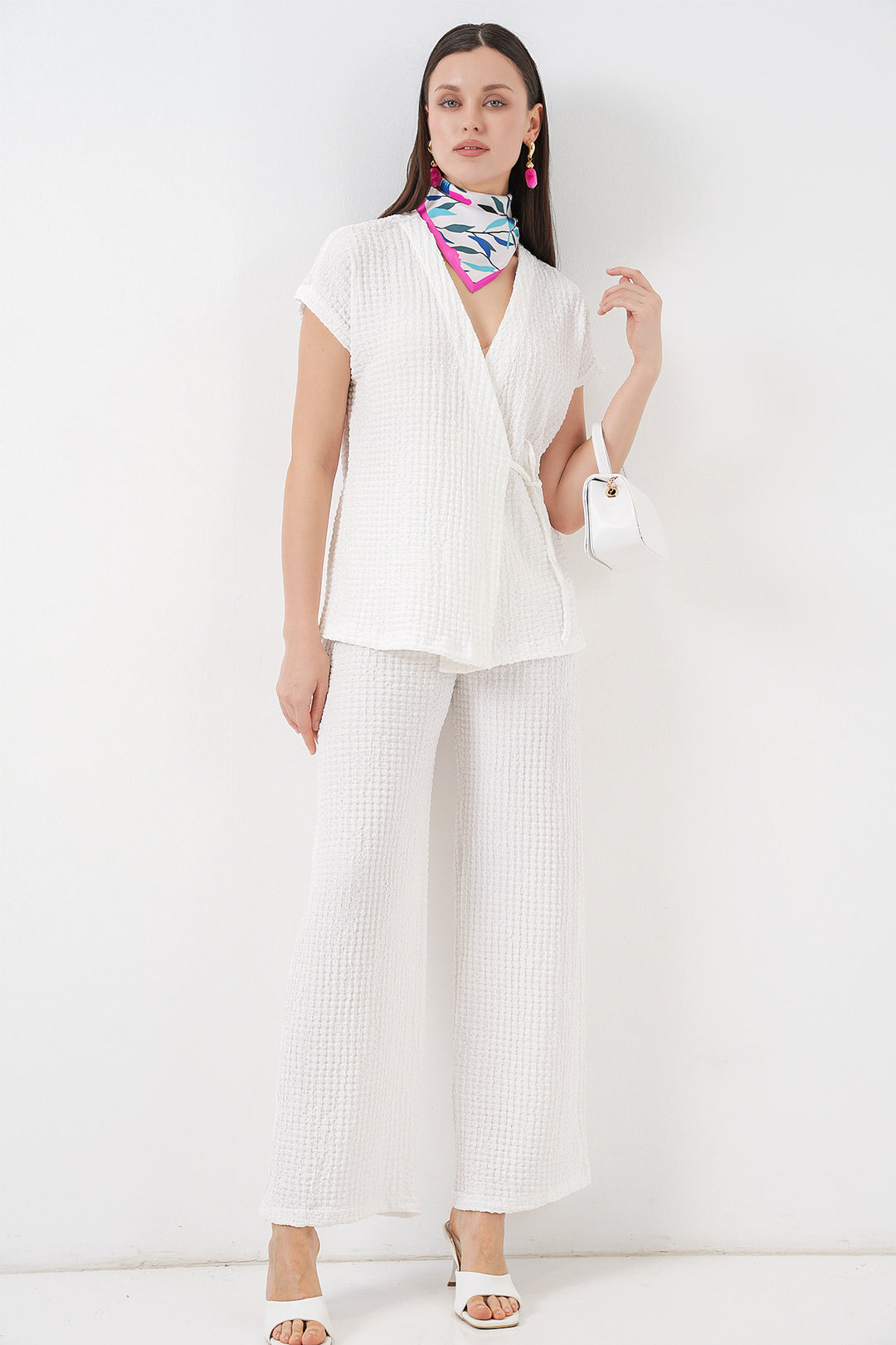 Bigdart Ensemble tricot femme 30064 - Blanc