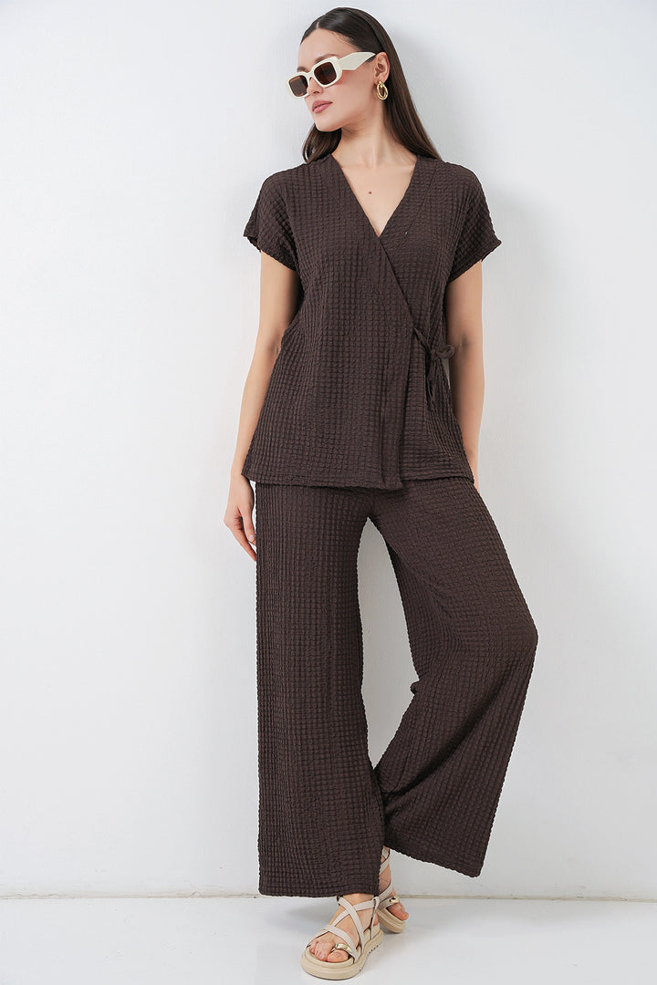 Bigdart Ensemble tricot femme 30064 - Marron