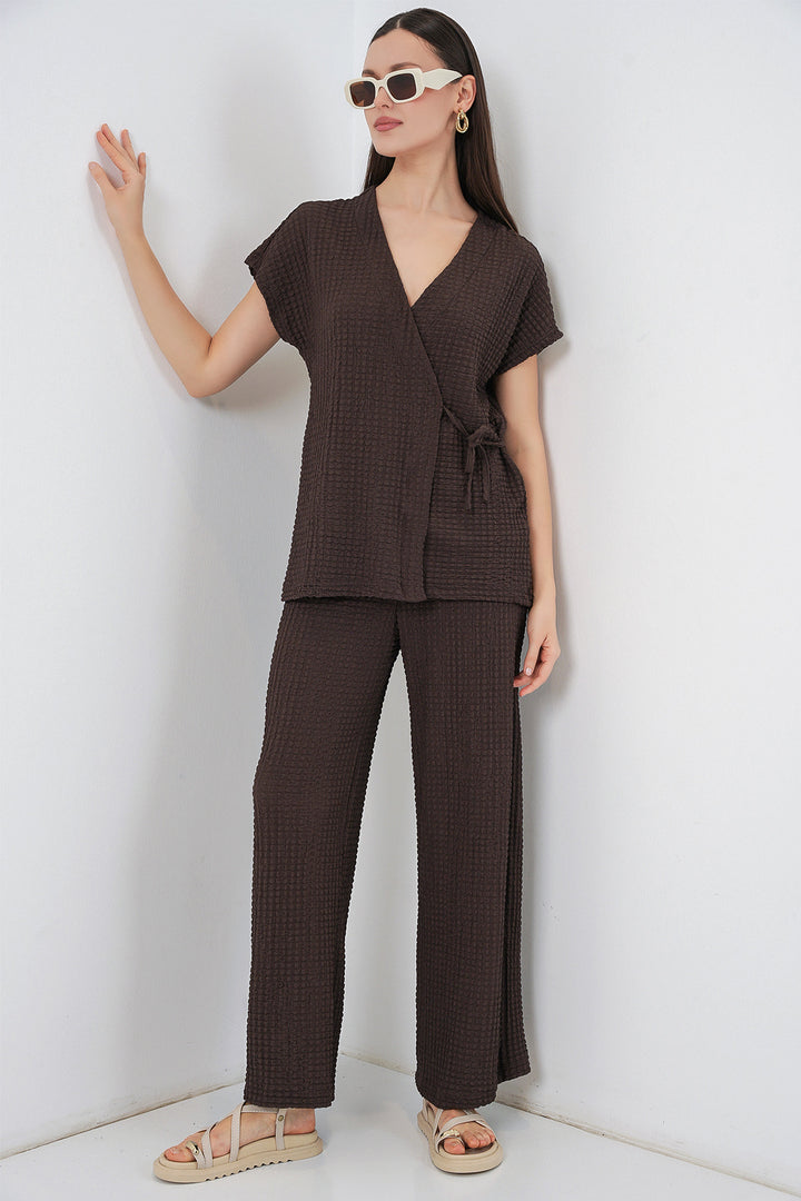 Bigdart Ensemble tricot femme 30064 - Marron