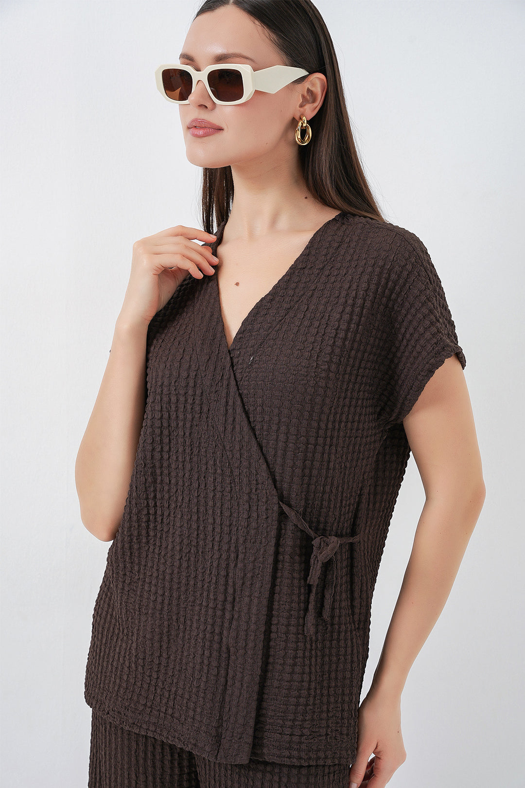 Bigdart Ensemble tricot femme 30064 - Marron