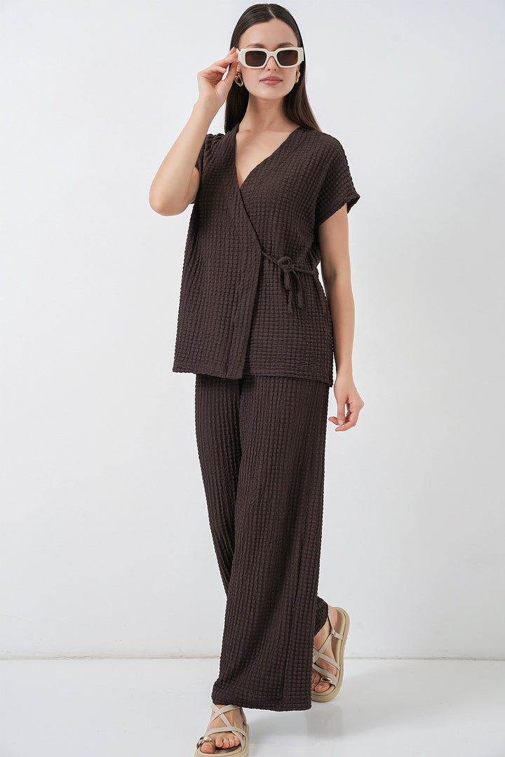Bigdart Ensemble tricot femme 30064 - Marron