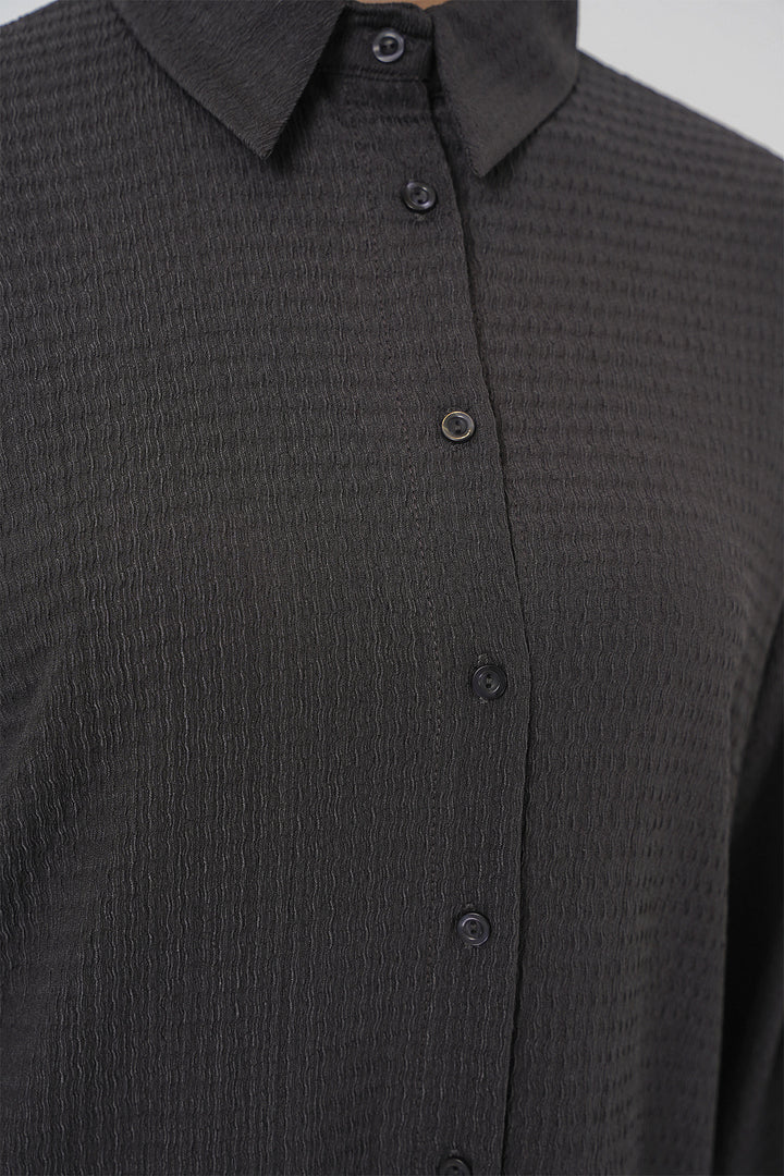 Bigdart Ensemble Haut Bas Tricoté Femme 6711 - Anthracite