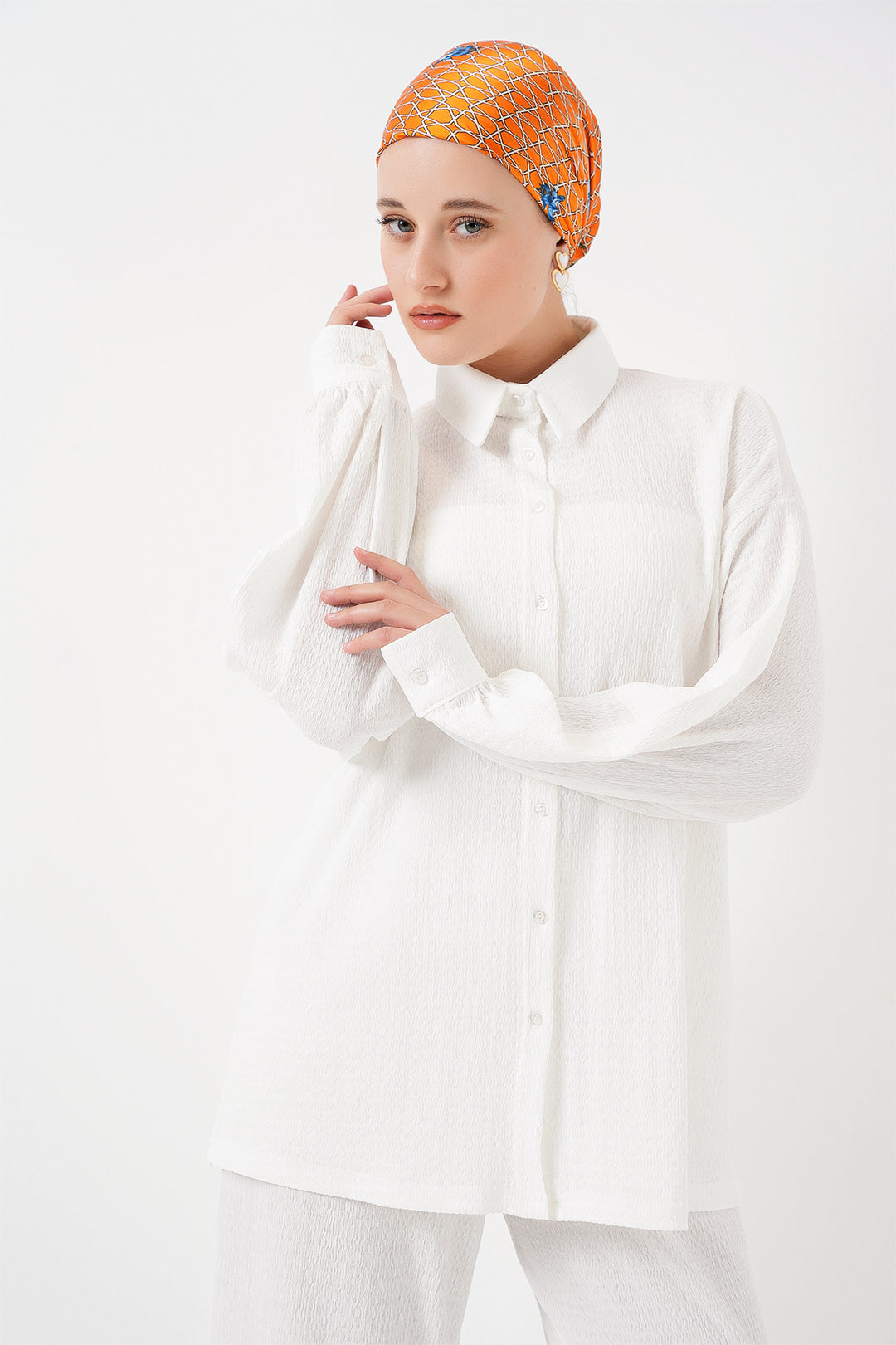 Bigdart Ensemble Modeste Tricot Femme 6711 - Blanc