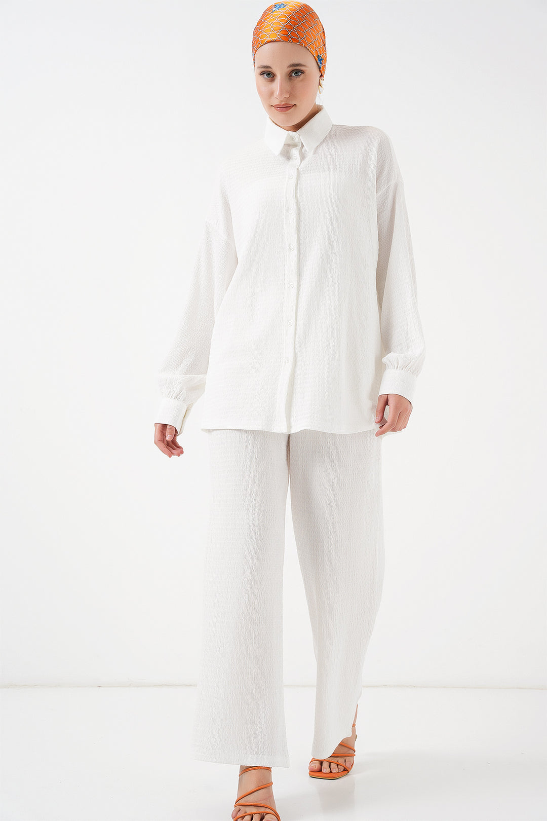 Bigdart Ensemble Modeste Tricot Femme 6711 - Blanc