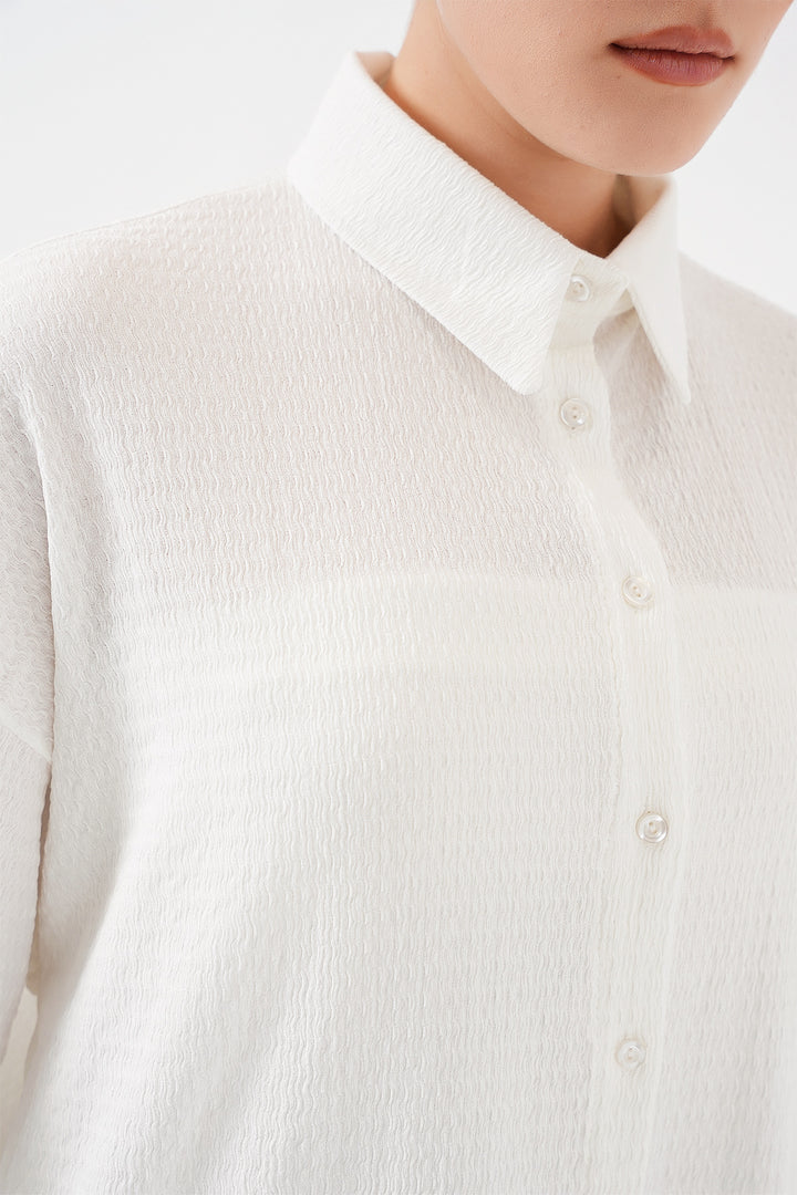 Bigdart Ensemble Modeste Tricot Femme 6711 - Blanc