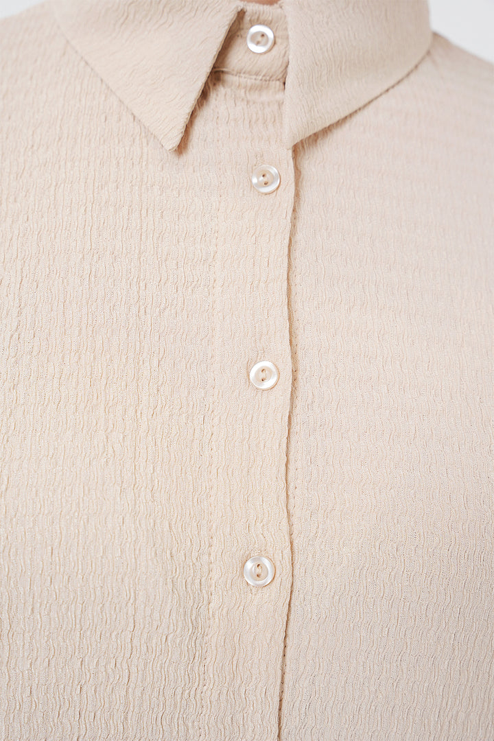 Bigdart Ensemble Haut Bas Tricoté Femme 6711 - Crème