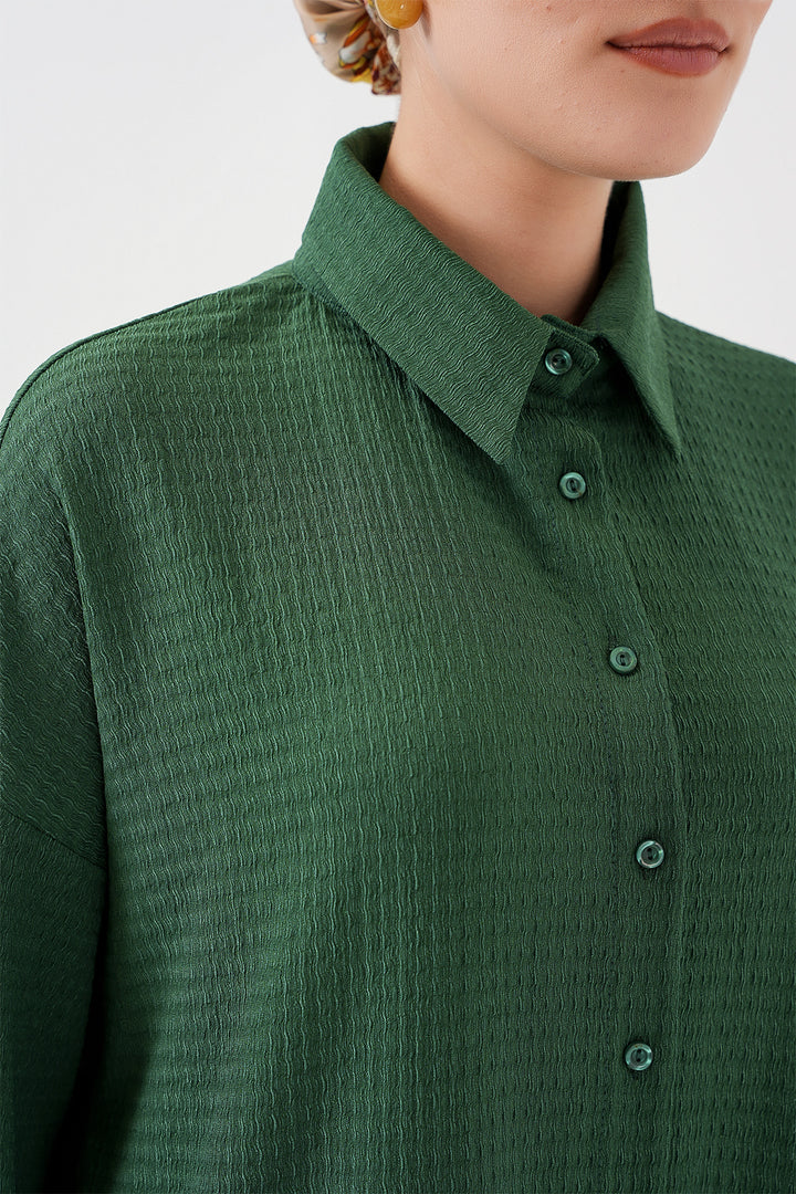 Bigdart Ensemble supérieur et inférieur en tricot pour femmes 6711 - Vert émeraude