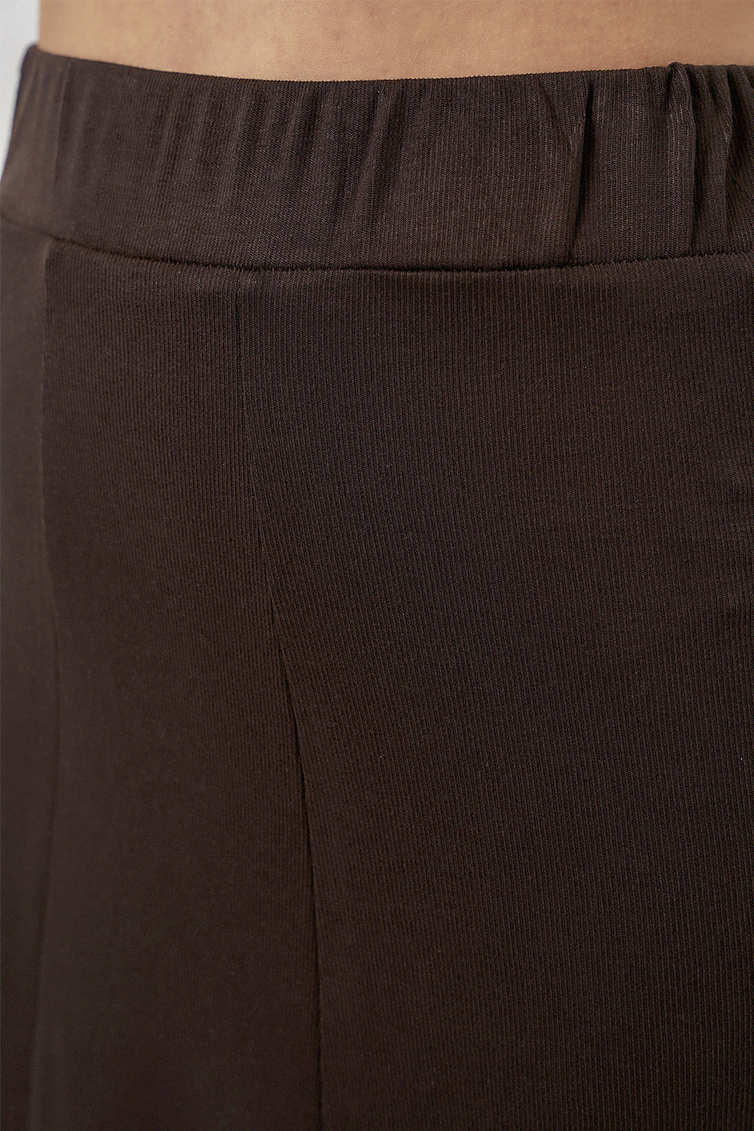 Bigdart Jupe longue en tricot femme 8073 - Marron