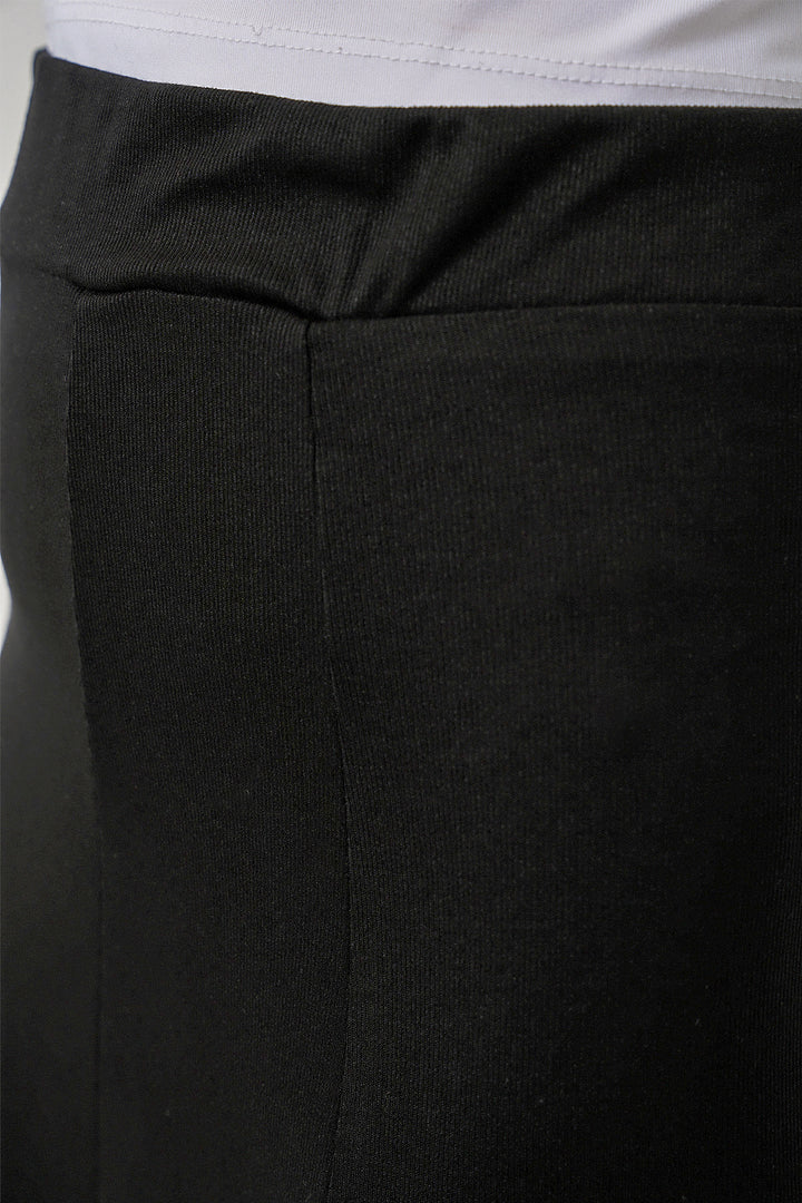 Bigdart Jupe longue en tricot femme 8073 - Noir