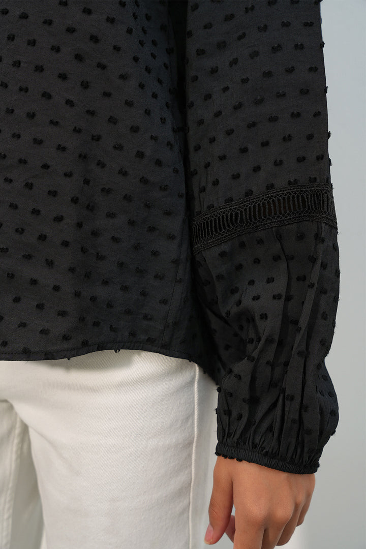 Bigdart Chemise oversize à motifs femme 20379 - Noir