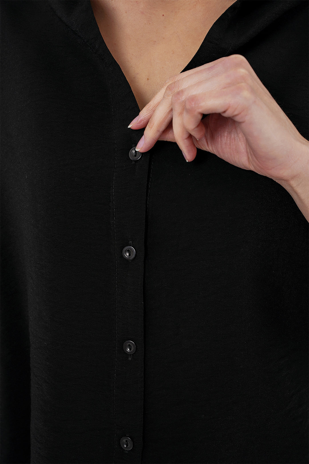 Bigdart Chemise à manches courtes oversize pour femmes 20315 - Noir