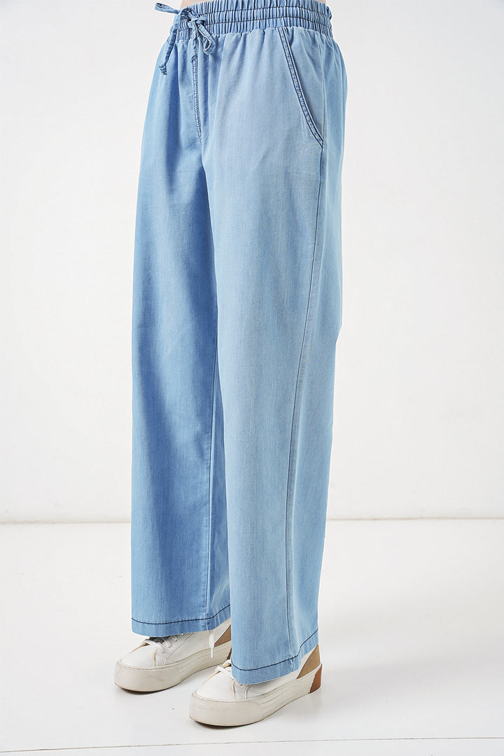 Bigdart Pantalon en jean décontracté pour femme 6707 - açik Bleu