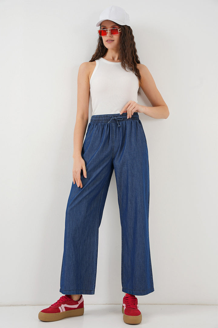 Bigdart Kadın Rahat Kalıp Kot Pantolon 6707 - Bleu marine