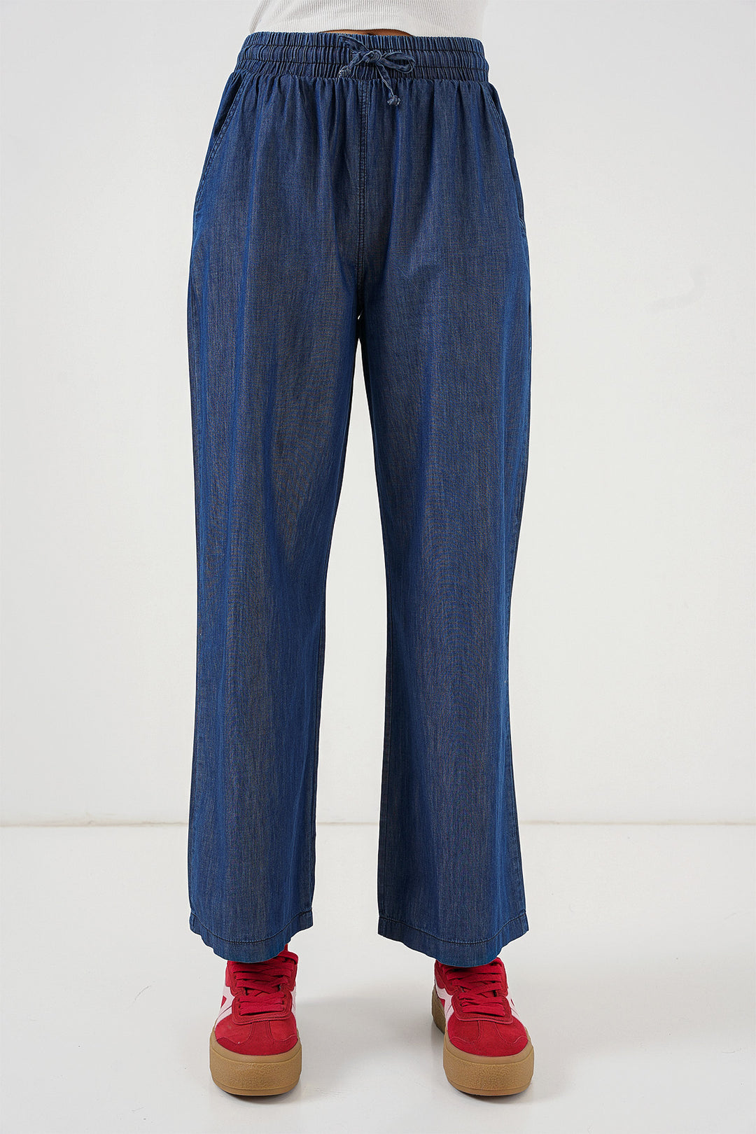 Bigdart Kadın Rahat Kalıp Kot Pantolon 6707 - Bleu marine