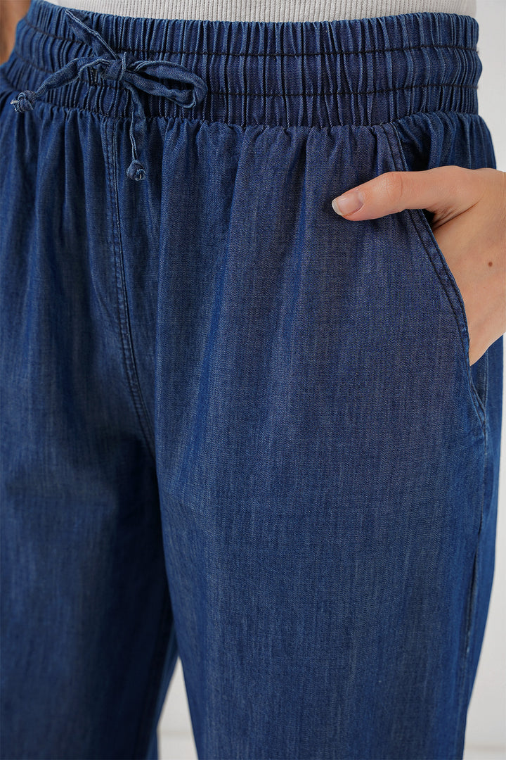 Bigdart Kadın Rahat Kalıp Kot Pantolon 6707 - Bleu marine