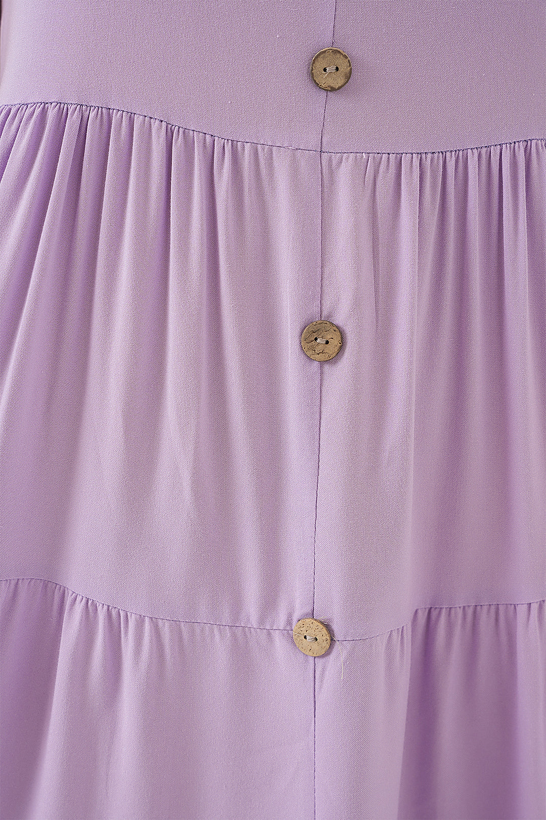 Bigdart Robe courte à boutons sans manches pour femme 2571 - Lilas