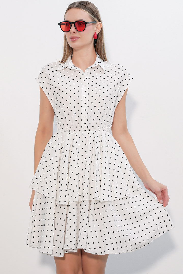 Bigdart Robe sans manches pour femme 2622 - a.Blanc